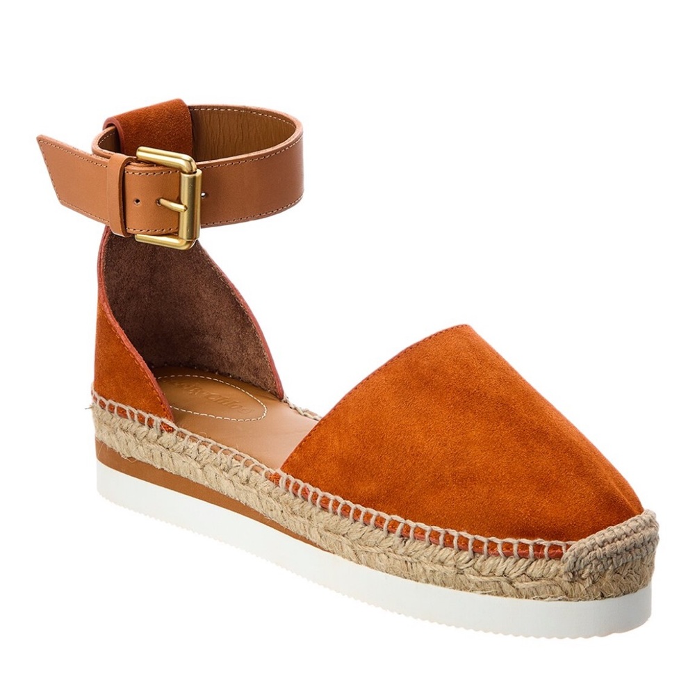 Beautiful See by Chloé Suede & Leather Espadrille😍
